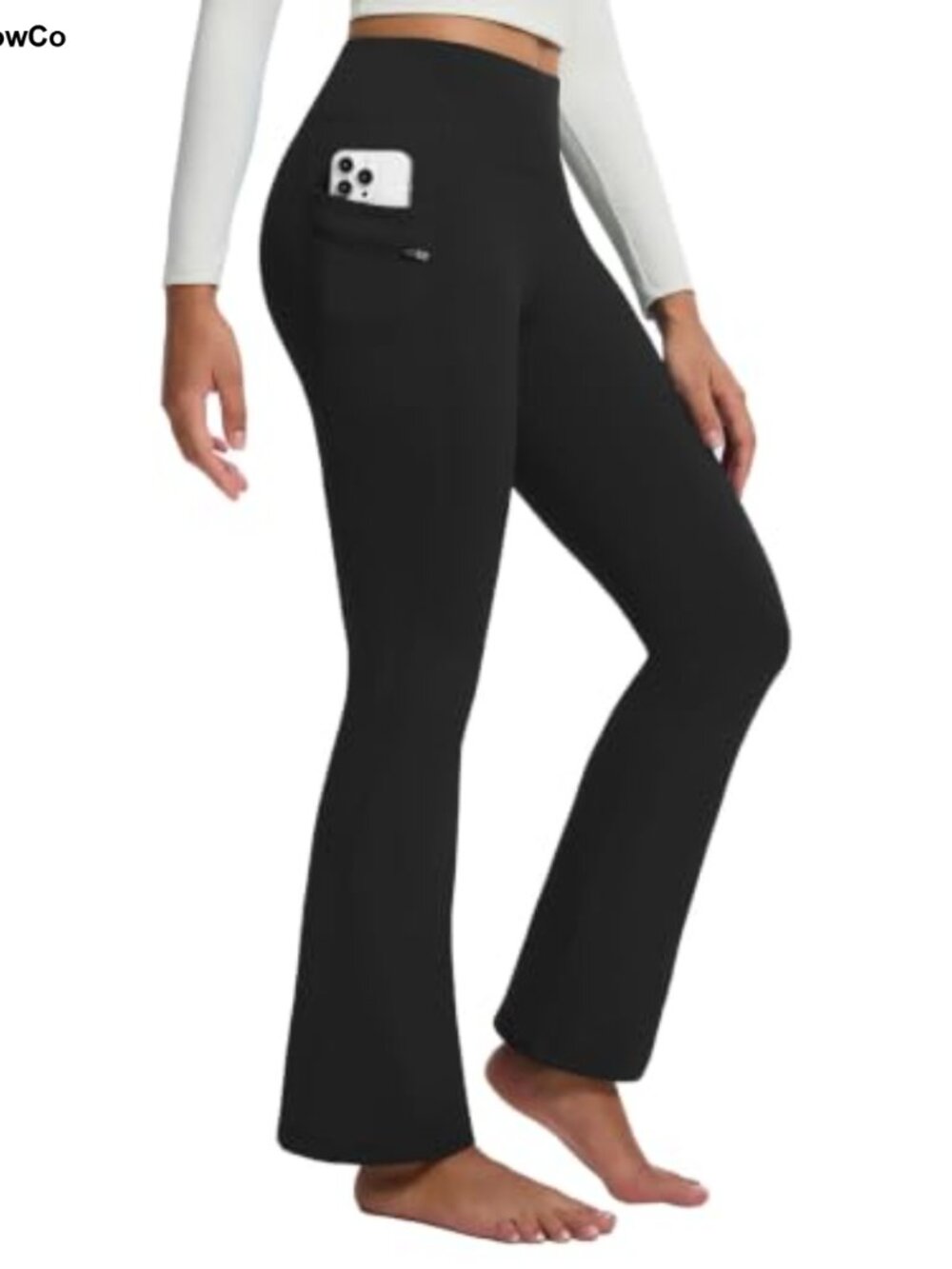 Fleece Lined Thermal Leggings High Waist Yoga Pants Pockets